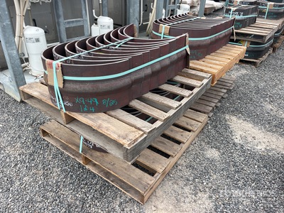 Quantity of (4) Palletized Steel Repair Pipe Sleeves (Unused)