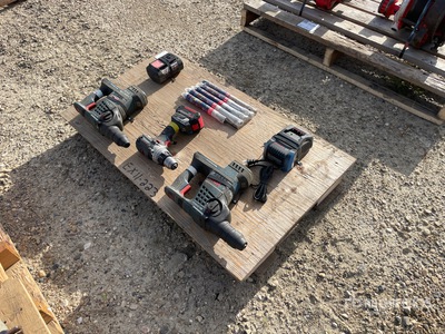 Quantity of (2) Bosch Bull Dog Cordless Hammer Drills