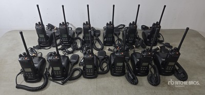 Quantity of (12) Motorola XTS3000 Handheld 2 Way Radios