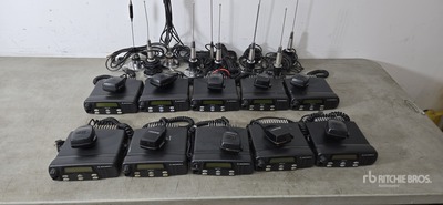 Quantity of (10) Motorola CMD1250 Truck Mount 2 Way Radios