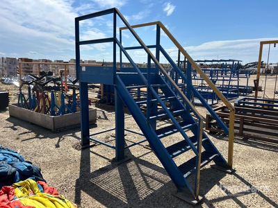 39in x 39in Portable Steel Staircase