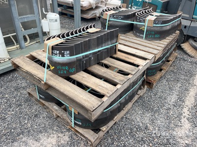 Quantity of (4) Palletized Steel Repair Pipe Sleeves (Unused)