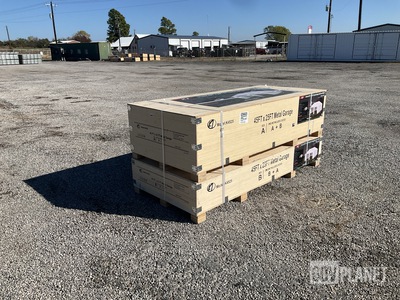 KJ K4525 Double Garage Steel Barn Shed - Unused