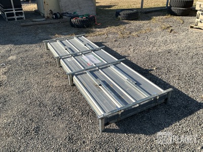 (100) Piece Lot of 10' Long Corrugated Steel Panels