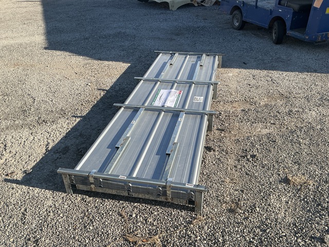 (100) Piece Lot of 10' Long Corrugated Steel Panels