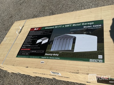 KJ K2030 Metal Garage - Unused