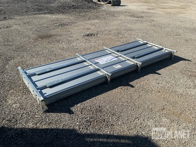 (100) Piece Lot of 10' Long Corrugated Steel Panels