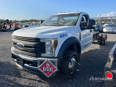 2018 Ford F-550 XL XL 4x4 Cab and Chassis (Inoperable)