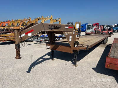 2014 Legend 40 ft T/A Gooseneck Rimorchio per attrezzatura