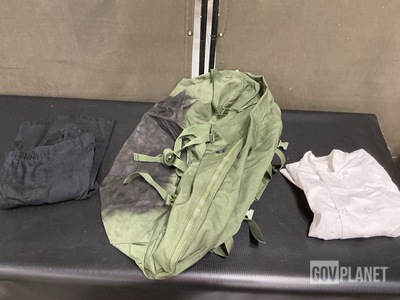 (49) Pairs of Food Service Trousers, (22) Duffel Bags & Assorted Items