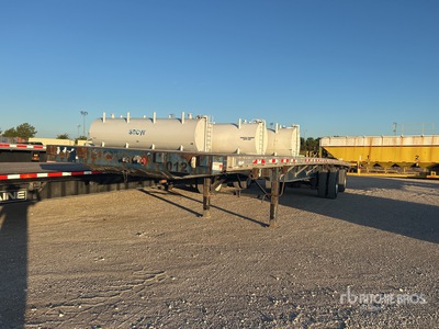 2013 Great Dane 53 ft T/A Spread Axle Flatbed Trailer