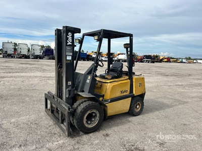 2002 Yale GLP060ZG 5350 lb Pneumatic Tire رافعة شوكية