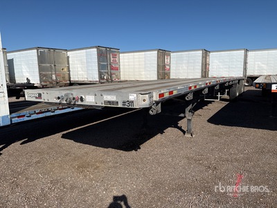 2017 Manac 10248C001F 48 ft T/A Flatbed Trailer