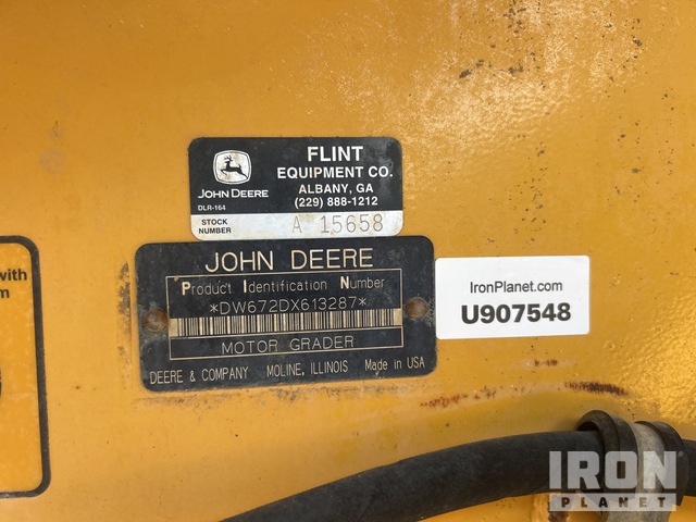 MOTOCONFORMADORA JOHN DEERE 672D 2007