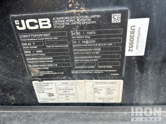 MANIPULADOR 2019 JCB