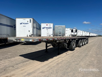 2024 BWS 91000 lb 50 ft 5/Axle Flatbed Trailer