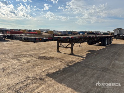 2002 Manac 53 ft Tri/A Flatbed Trailer