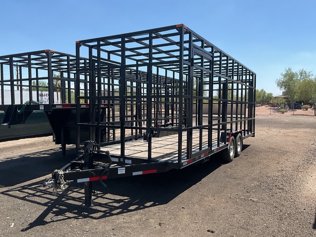 2019 Fleming T824-6B 24 ft T/A Landscape Trailer