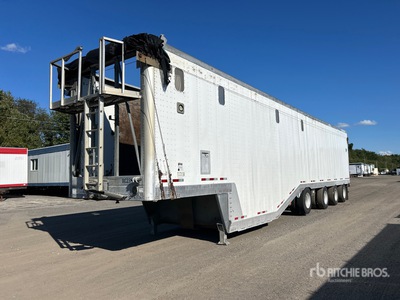 2020 Manac 32453D336 53 ft x 102 in Quad/A Belly Open-Top Chip Trailer