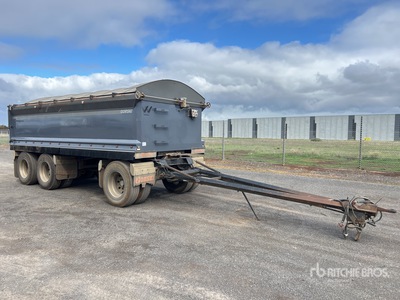 2021 Tip Trailers R Us 6 m Super Dog Remorque à benne basculante arrière