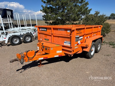 2018 Snake River DMP610 10 ft T/A Dump Utility Trailer