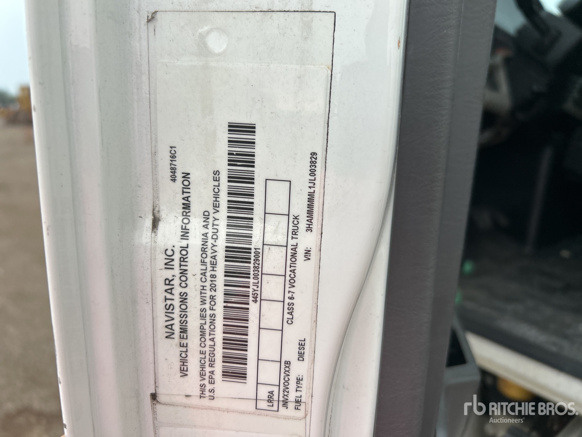 2018 International 4300 4x2 Van Truck