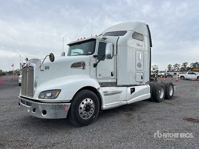 2012 Kenworth T660 6x4 T/A Sleeper Truck Tractor