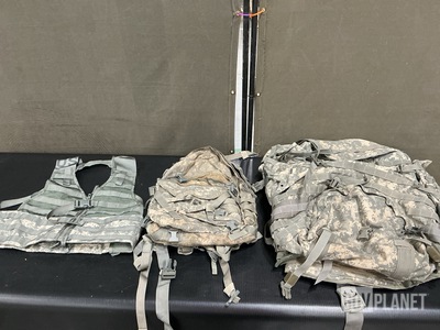 (40) Fighting Load Carriers, (12) Assault Packs & Assorted Items