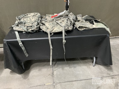 (61) Load Carriers, (32) Assault Packs, (6) Field Packs & Assorted Items