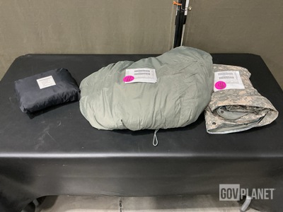 (24) Sleeping Bags, (37) Insect Net Protectors & Assorted Items