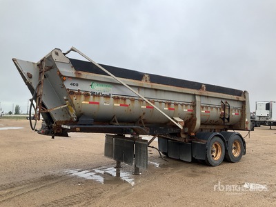 2010 Midland Sk2400 26 ft T/A End Dump Trailer