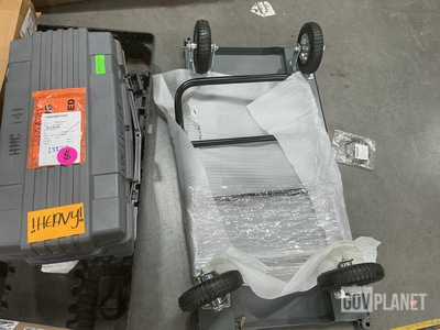 (71) Plain Encased Seals, (1) Hydraulic Jack Kit, (1) Cart & Assorted Items