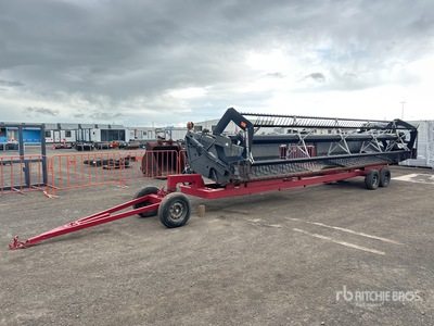 2012 Massey Ferguson 5300 Dyna Swath 25 ft Draper ヘッダー