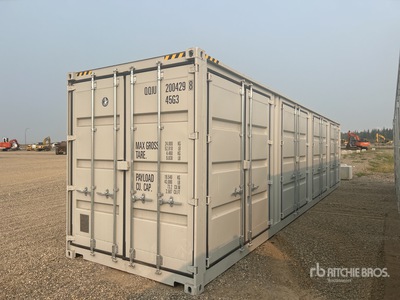 2025 40 ft High Cube Multi-Door Storage Container
