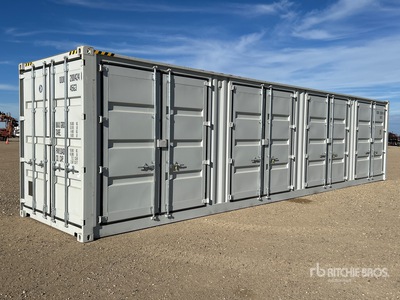 2025 40 ft High Cube Multi-Door Storage Container
