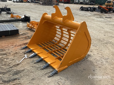 2025 Handy HB320-63IN Q/C Skeleton Excavator Screening Bucket - Fits Cat 320 (Unused)