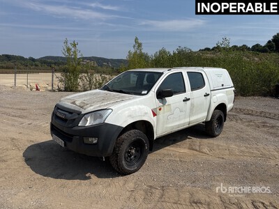 2013 Isuzu D-Max 4x4 Extended Cab Pick Up Pickup (Inoperable)
