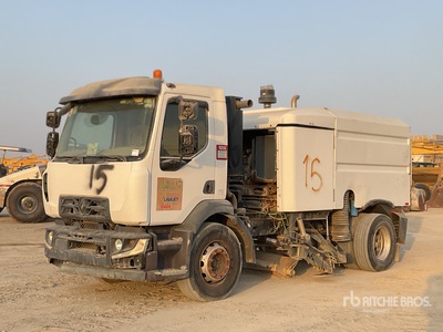 Elgin on 2016 Renault D18 Sweeper Truck