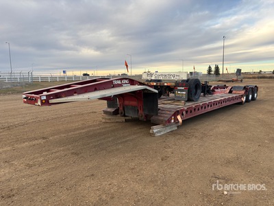 2016 Trail King Tri/A Double Drop Removable Gooseneck مقطورة لوبوي