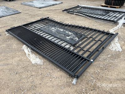 2025 SUNTOP S0720-1 20 ft Wrought Iron Bi-Parting Driveway Gate