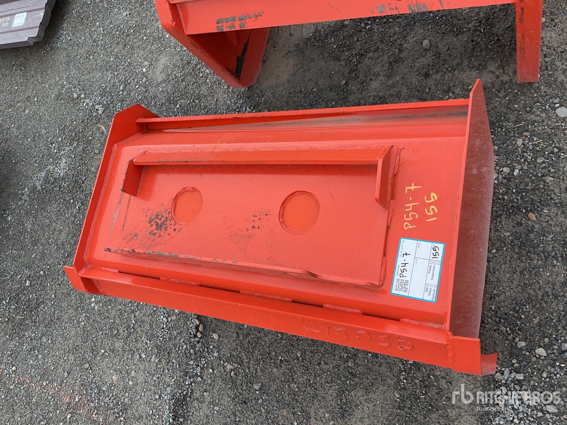 2025 Kit Containers MSS-SPE-3-23 Skid Steer Snow Pusher