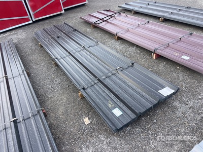 Quantity of Kit Containers Steel R Panel 37 in X 144 in Divers