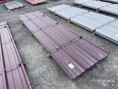 Quantity of Kit Containers Steel R Panel 37 in X 144 in Divers