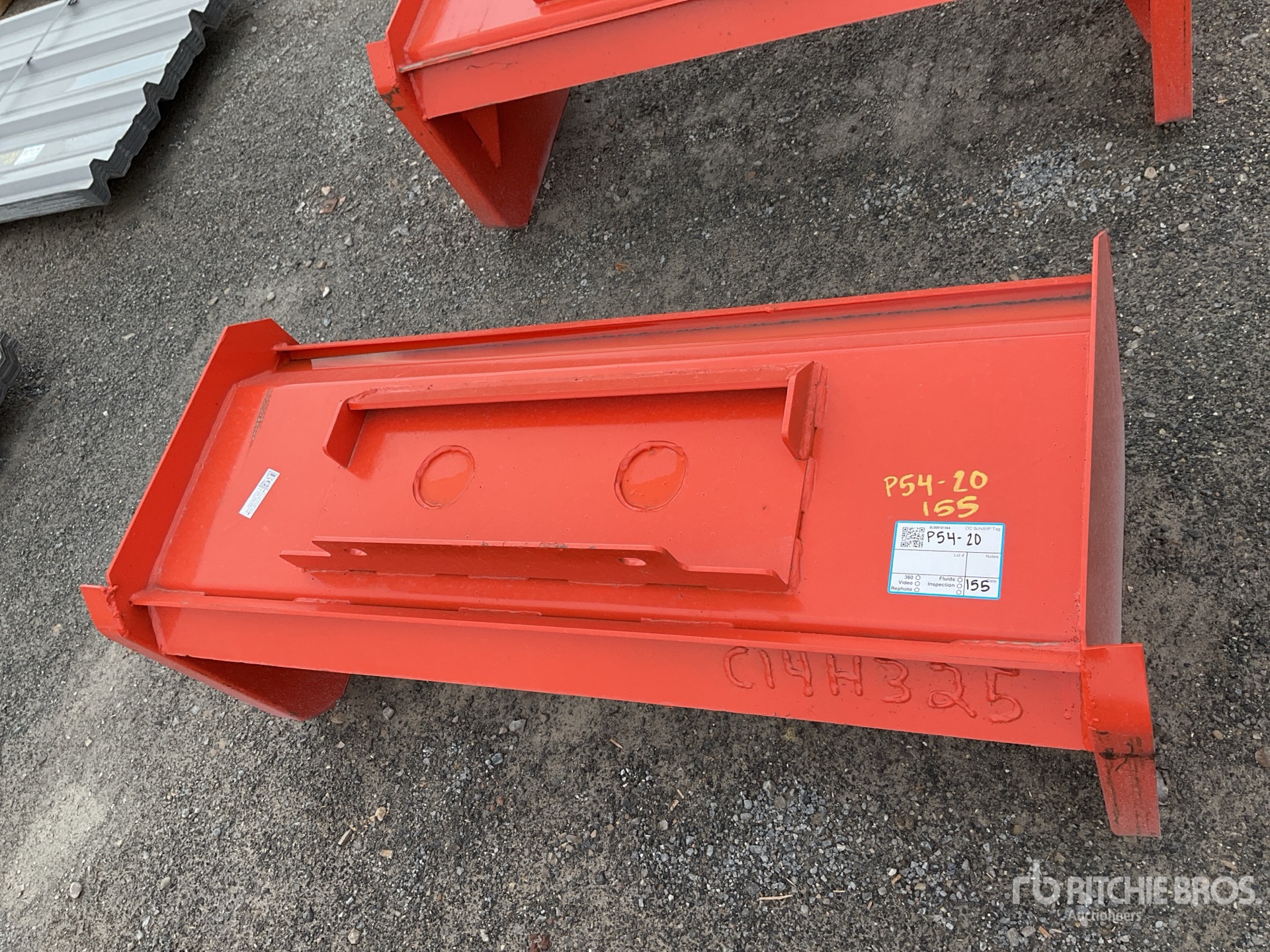 2025 Kit Containers MSS-SPE-4-23 Empujador de nieve para minicargadora