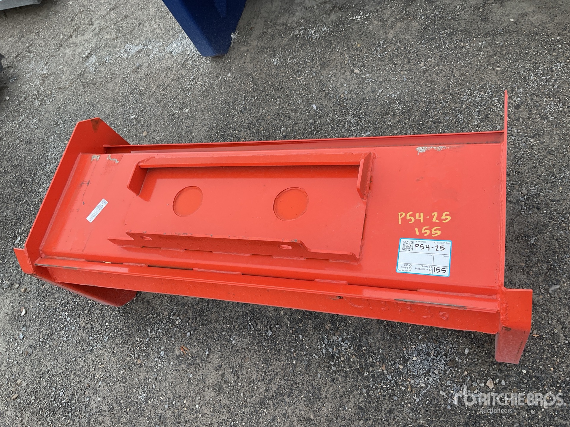 2025 Kit Containers MSS-SPE-4-23 Empujador de nieve para minicargadora