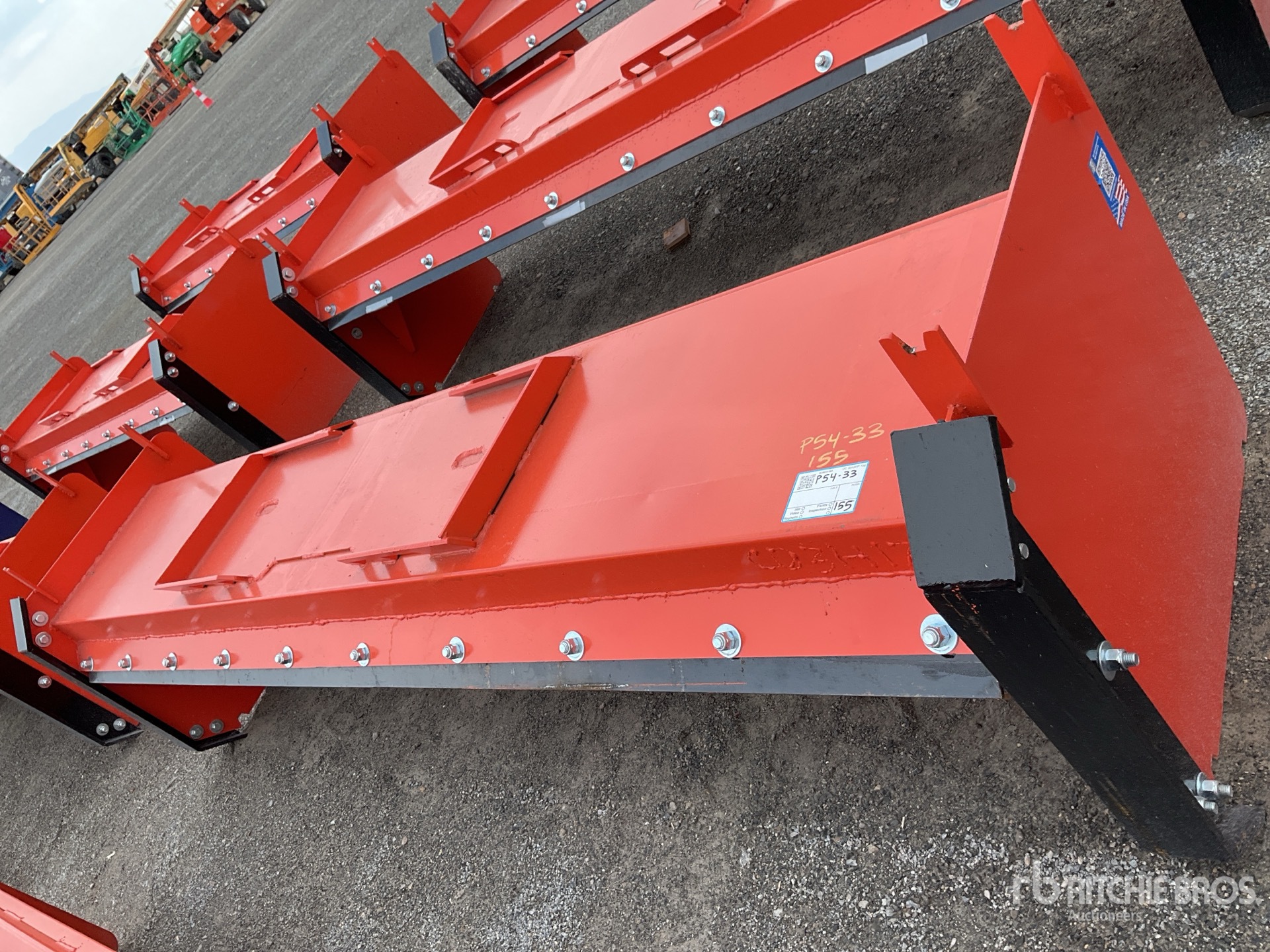 2025 Kit Containers QT-SP-10-23 Skid Steer Snow Pusher