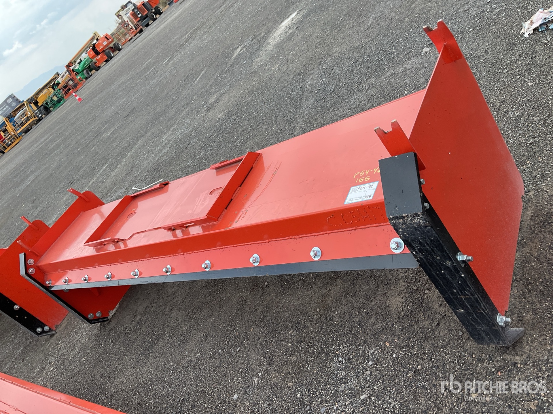 2025 Kit Containers QT-SP-10-23 Empujador de nieve para minicargadora