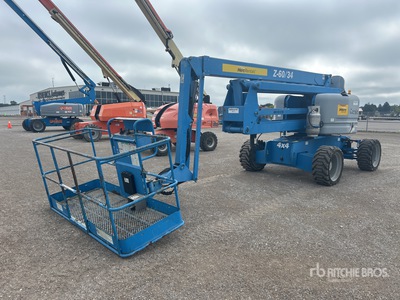 2014 Genie Z60 4WD LPG Knikarmhoogwerker