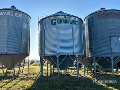 Grain Vault 3 Ring Hopper Grain Bin