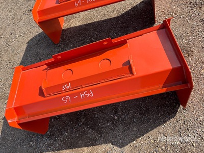2025 Kit Containers MSS-SPE-4-23 Empujador de nieve para minicargadora